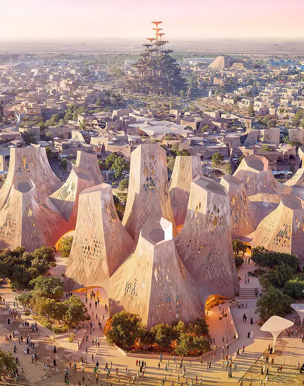 تصور جوي لموقع إكسبو 2030 الرياض